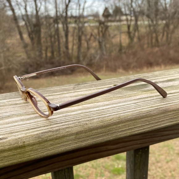 Ralph Lauren glasses frames Tan RL649 Made in Italy - Picture 5 of 13